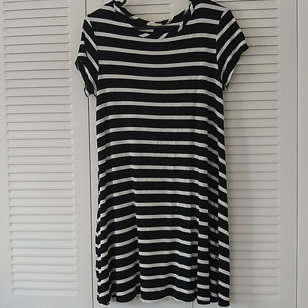 Striped t-shirt dress
